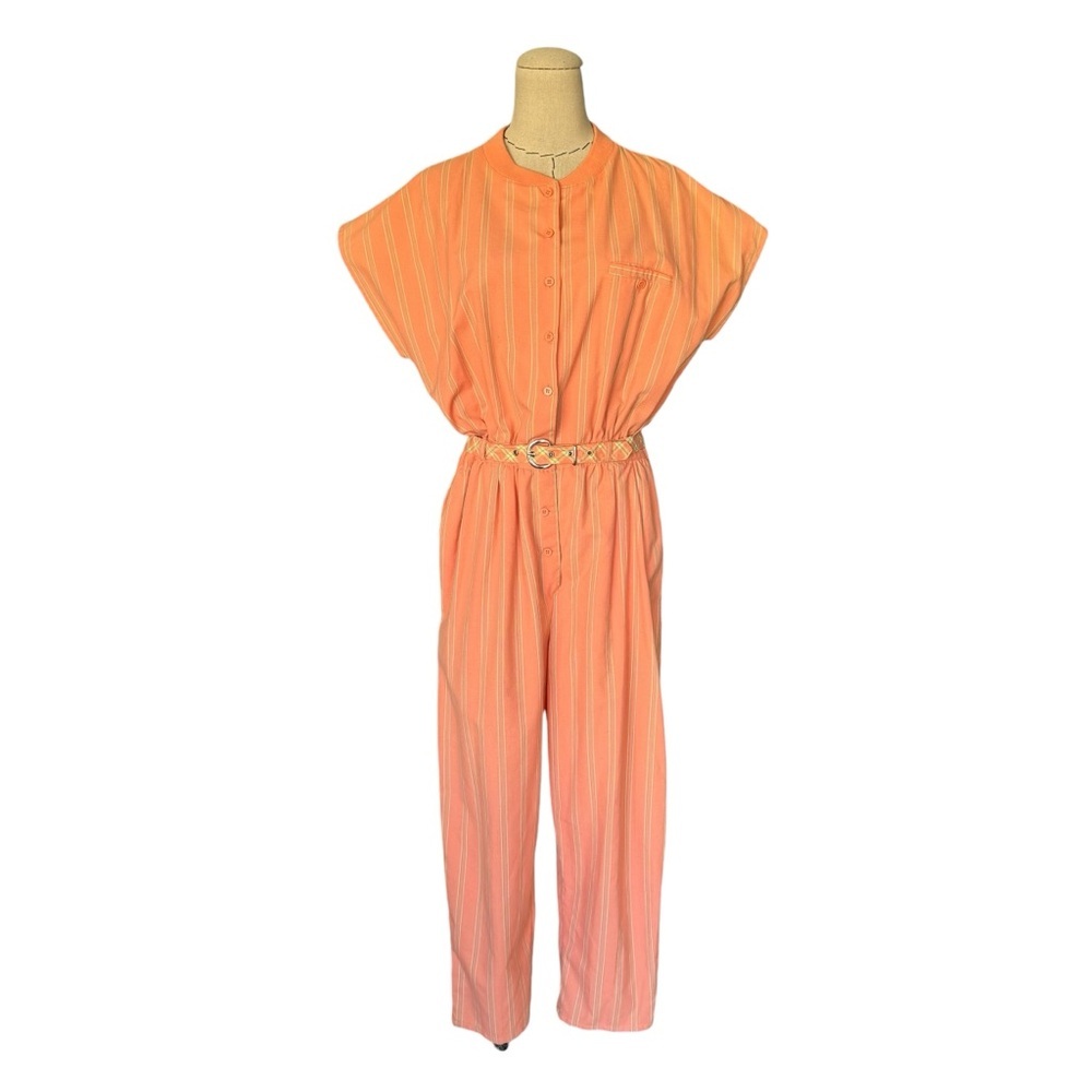 Vintage 80s Santa Cruz San Fran Jumpsuit Romper Ocean Pacific Lightning Bolt